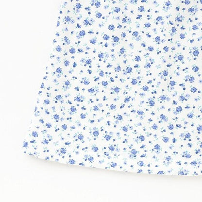 花卉圖案天竺短袖T恤