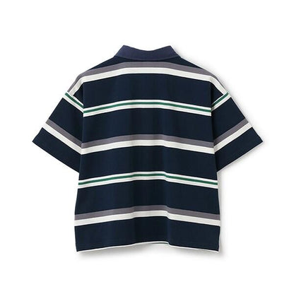 【爸爸同款】兒童翻領橄欖球短袖T恤