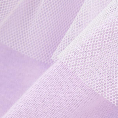 吊帶薄紗胸衣×短袖T恤