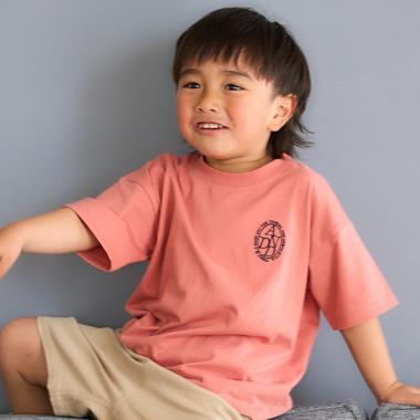 【純棉100%】【365D.】單點刺繡寬鬆短袖T恤