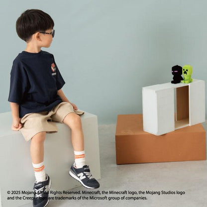 【人氣！】【マインクラフト】【爸爸同款】兒童武器圖案T恤