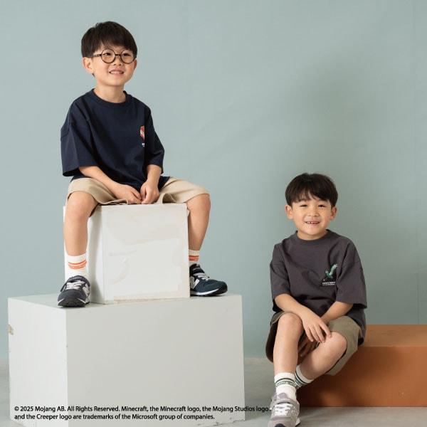 【人氣！】【マインクラフト】【爸爸同款】兒童武器圖案T恤