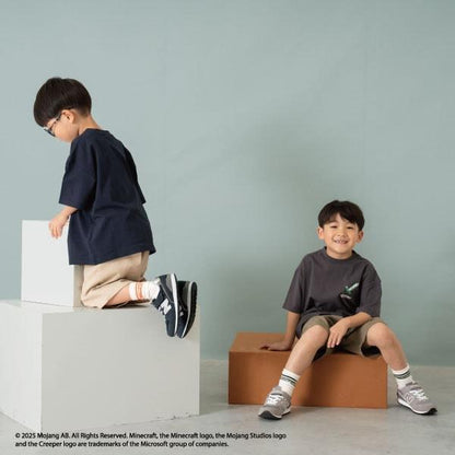 【人氣！】【マインクラフト】【爸爸同款】兒童武器圖案T恤