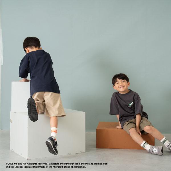 【人氣！】【マインクラフト】【爸爸同款】兒童武器圖案T恤