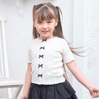 開衫風格蝴蝶結上衣