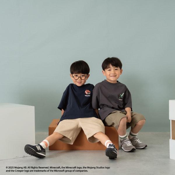 【人氣！】【マインクラフト】【爸爸同款】兒童武器圖案T恤