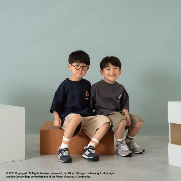 【人氣！】【マインクラフト】【爸爸同款】兒童武器圖案T恤