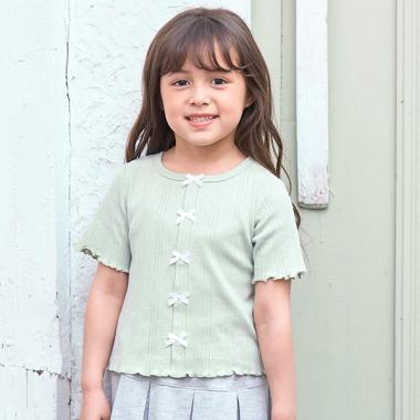 開衫風格蝴蝶結上衣