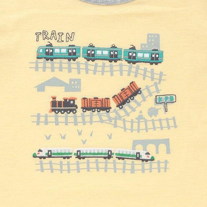 電車刺繡短袖T恤
