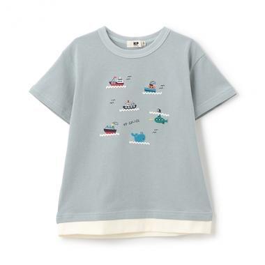 船圖案T恤