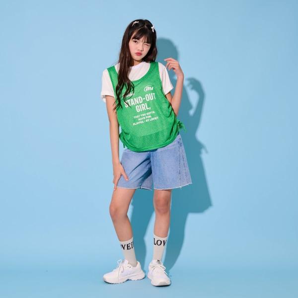 網紗長袖T恤套裝