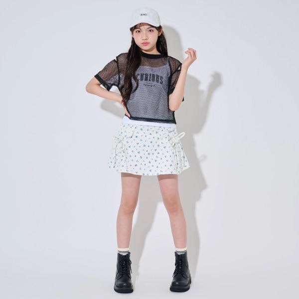 【Nico☆Petit刊載】網眼T恤吊帶套裝