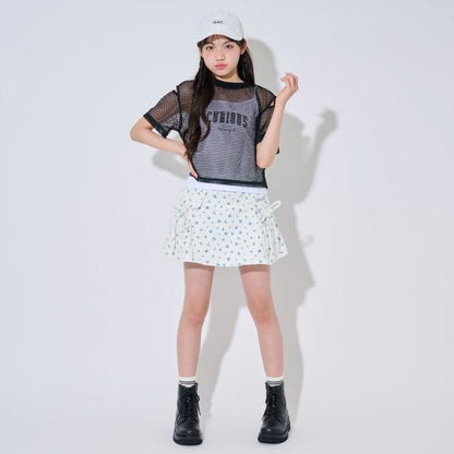 【Nico☆Petit刊載】網眼T恤吊帶套裝