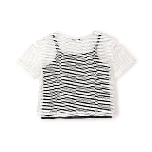 【Nico☆Petit刊載】網眼T恤吊帶套裝