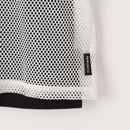 【Nico☆Petit刊載】網眼T恤吊帶套裝