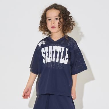 【可成套搭配】V領網眼上衣