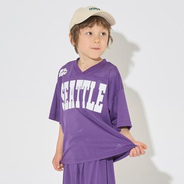 【可成套搭配】V領網眼上衣