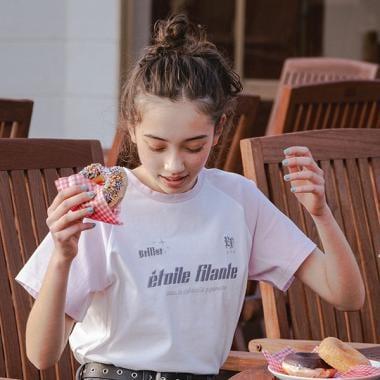 【Nico☆Petit登載】【防汙處理】插肩袖T恤