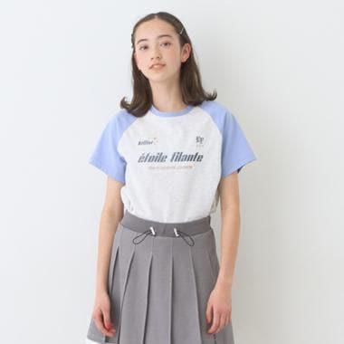 【Nico☆Petit登載】【防汙處理】插肩袖T恤