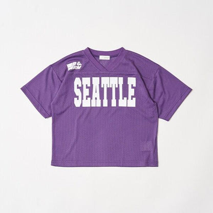 【可成套搭配】V領網眼上衣