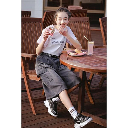 【Nico☆Petit登載】【防汙處理】插肩袖T恤