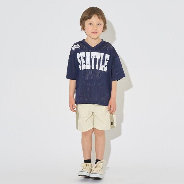 【可成套搭配】V領網眼上衣