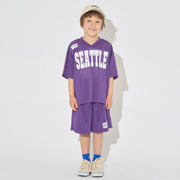 【可成套搭配】V領網眼上衣