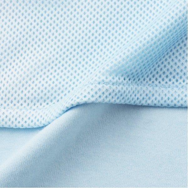 扎染風格露肩網紗拼接背心套裝