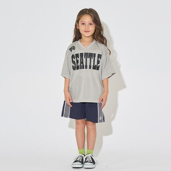 【可成套搭配】V領網眼上衣