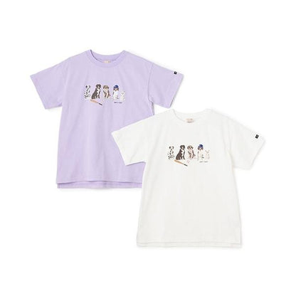 【防汙處理】DOG圖案T恤（青少年）