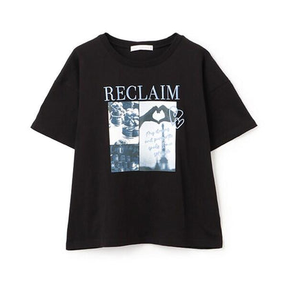 【7days】【GOODPRICE】【純棉100%】巴黎轉印印花T恤