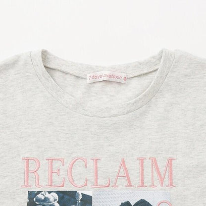 【7days】【GOODPRICE】【純棉100%】巴黎轉印印花T恤