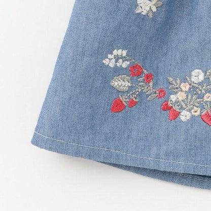 草莓刺繡連體衣