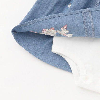 草莓刺繡連體衣