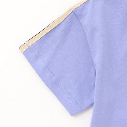 肩部針織帶KPB圖案下襬疊穿T恤