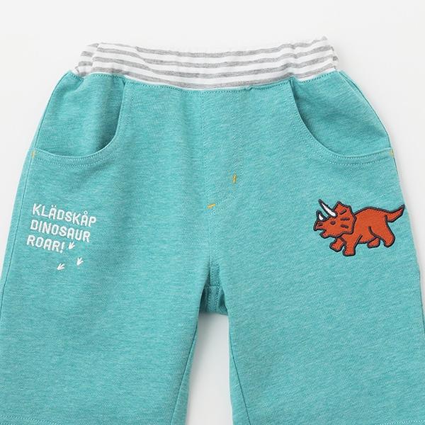 恐龍貼布繡六分褲