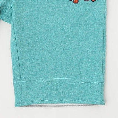 恐龍貼布繡六分褲