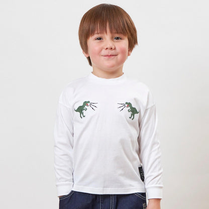 日本製/JAPAN圖案長袖T恤（100-160cm）