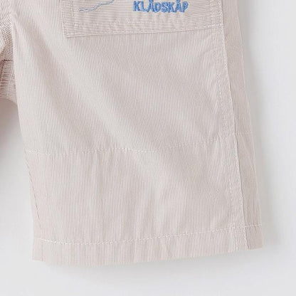 海洋生物刺繡五分褲