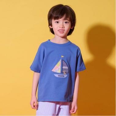 帆船貼布短袖T恤