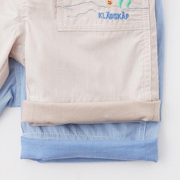 海洋生物刺繡五分褲