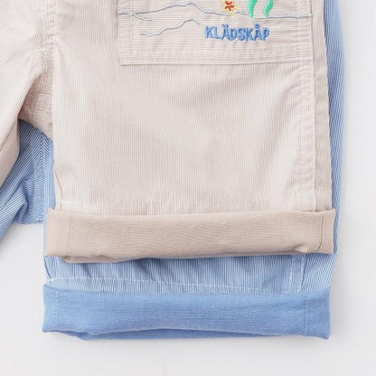 海洋生物刺繡五分褲