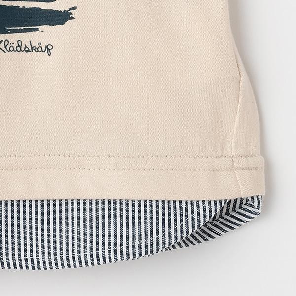 日落汽車印花短袖T恤