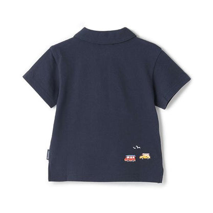 交通工具刺繡短袖POLO衫