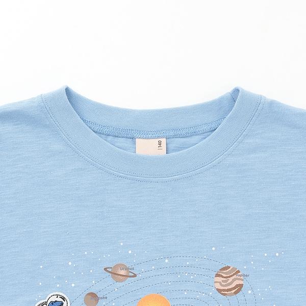 【防汙處理】宇宙圖案T恤（青少年款）