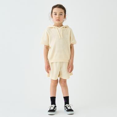 華夫格裁剪短褲