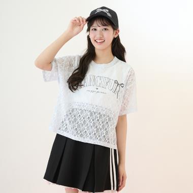 蕾絲上衣&背心套裝