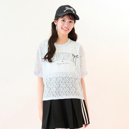 蕾絲上衣&背心套裝