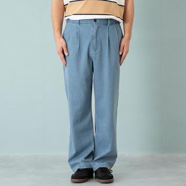 【爸爸也能穿】DAD寬鬆牛仔錐形褲