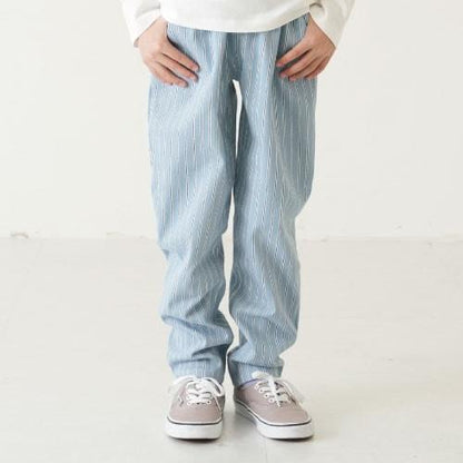 彈力印花錐形褲